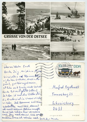105847 grüße von - der, ostsee