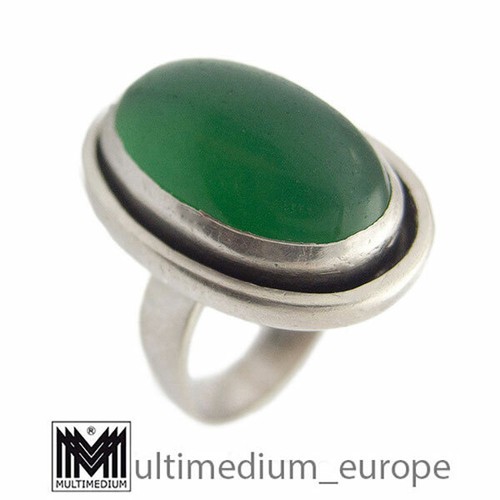 Achat silber ring - ring, signiert