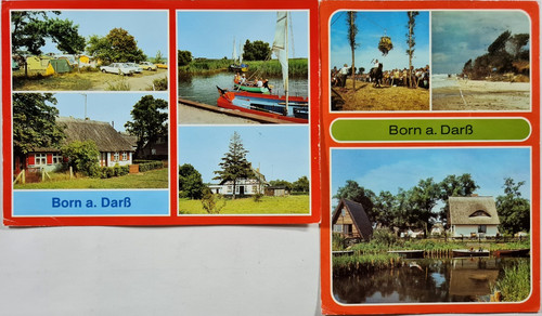 Postkarten lot ddr - lot, born