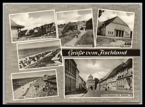 Ansichtskarte fischland - ansichtskarte,