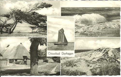 Ostseebad dierhagen bei - ak,