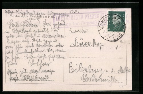 Landpoststempel ahrenshagen - landpoststempel,